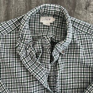 J. Crew flannel button down 100% cotton